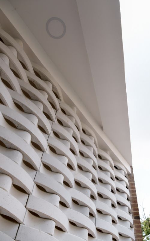 Celosias en concreto luma arquitectura