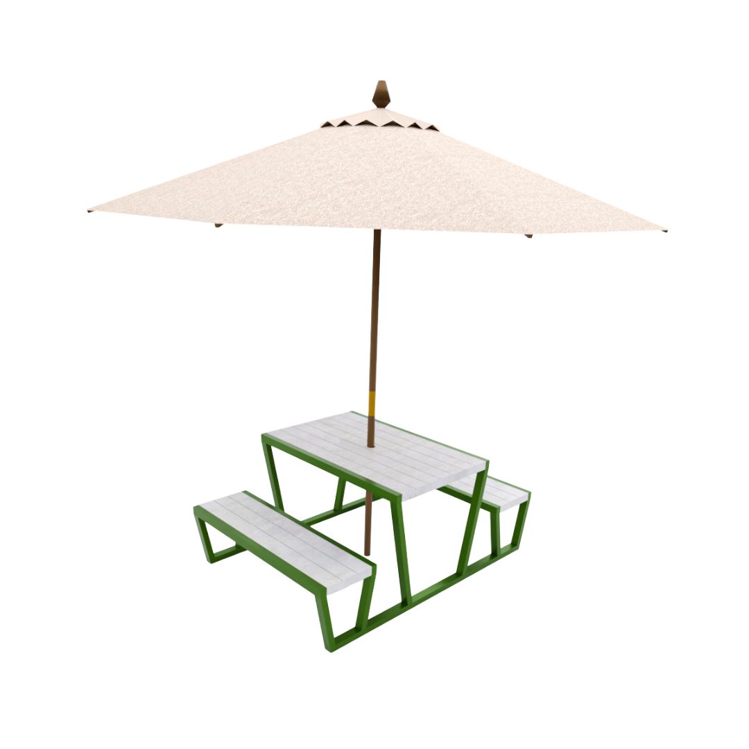Mesa con sombrilla Tolón